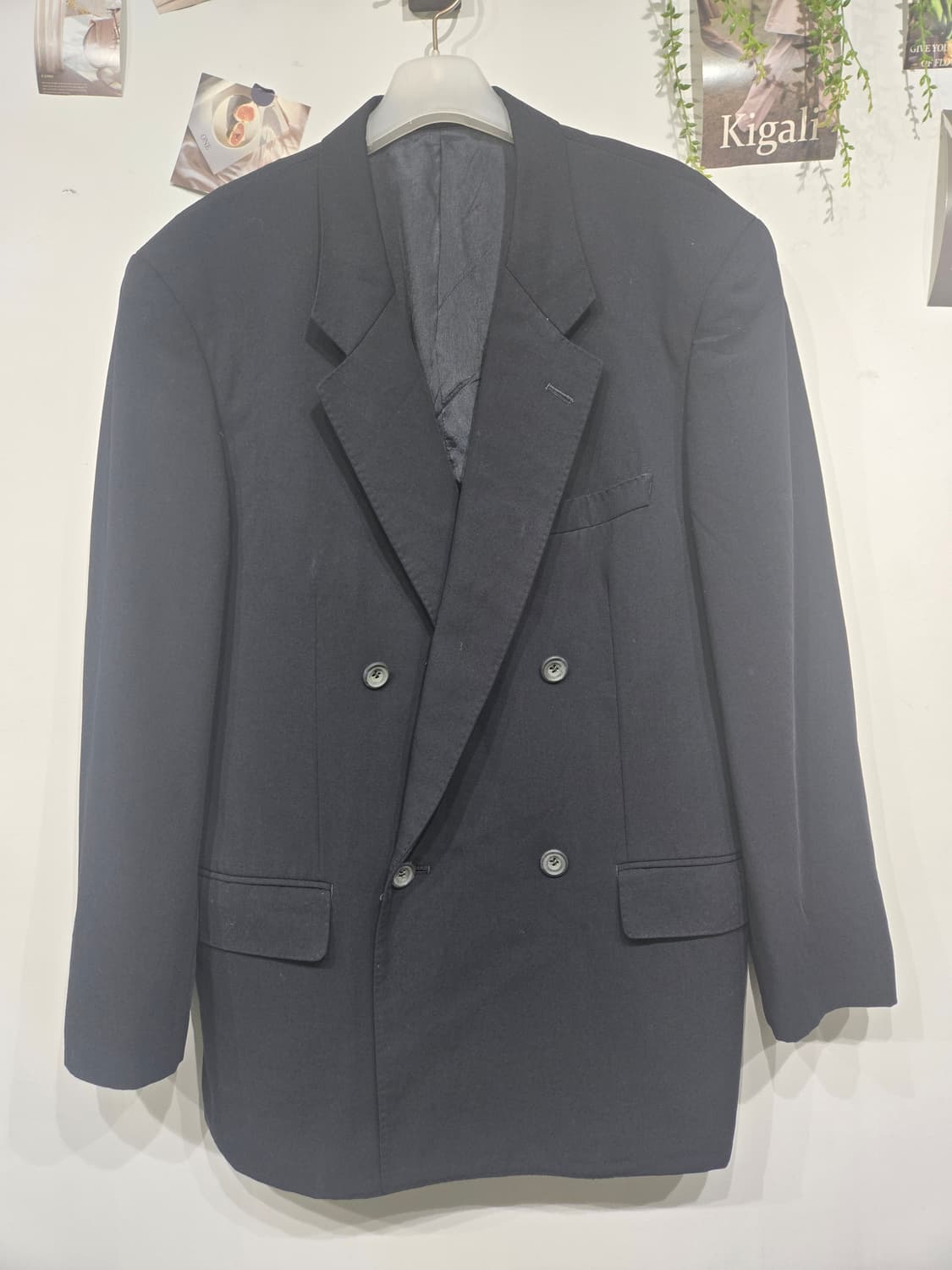 이세이미야케 블랙 더블 버튼 블레이저 자켓 상품이미지1