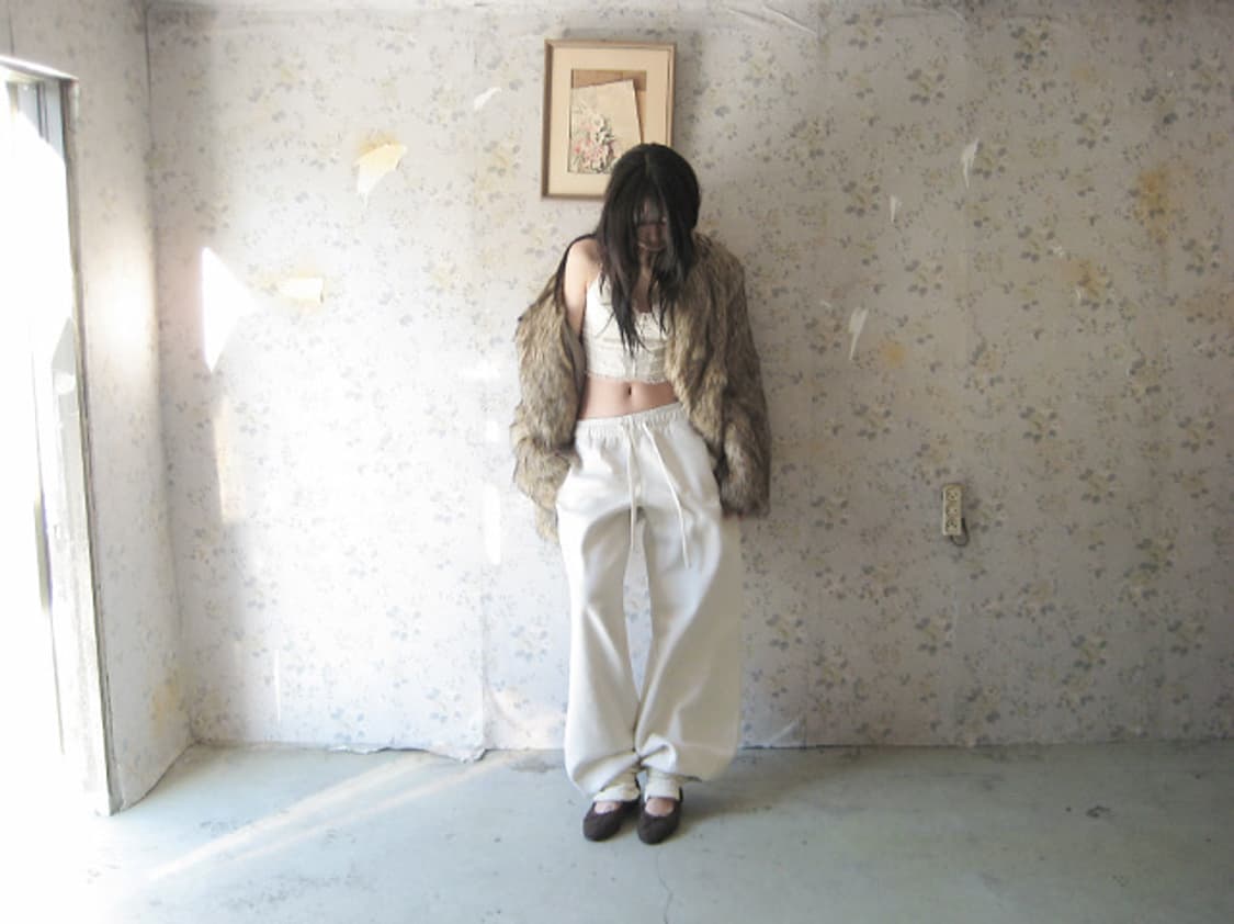 클라따 블랭킷 조거 팬츠 크림 상품이미지2