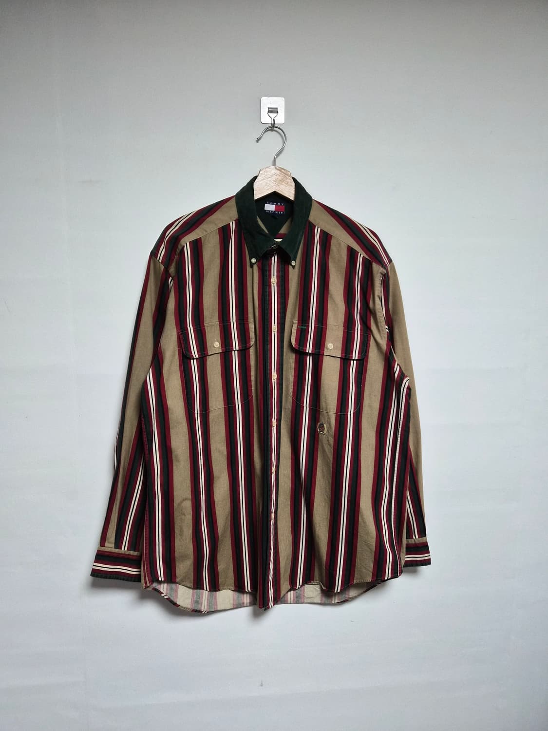 타미Tommy 올드스쿨 스트라이 셔츠 M사이즈 - S291 상품이미지1