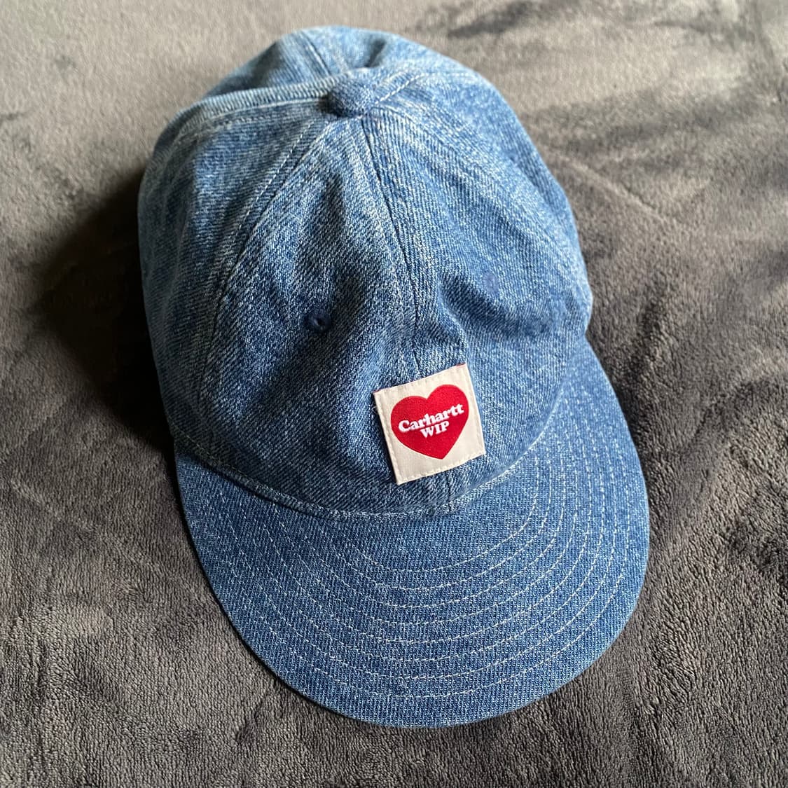 칼하트 WIP 내쉬 캡 블루 스톤 워시드 상품이미지1