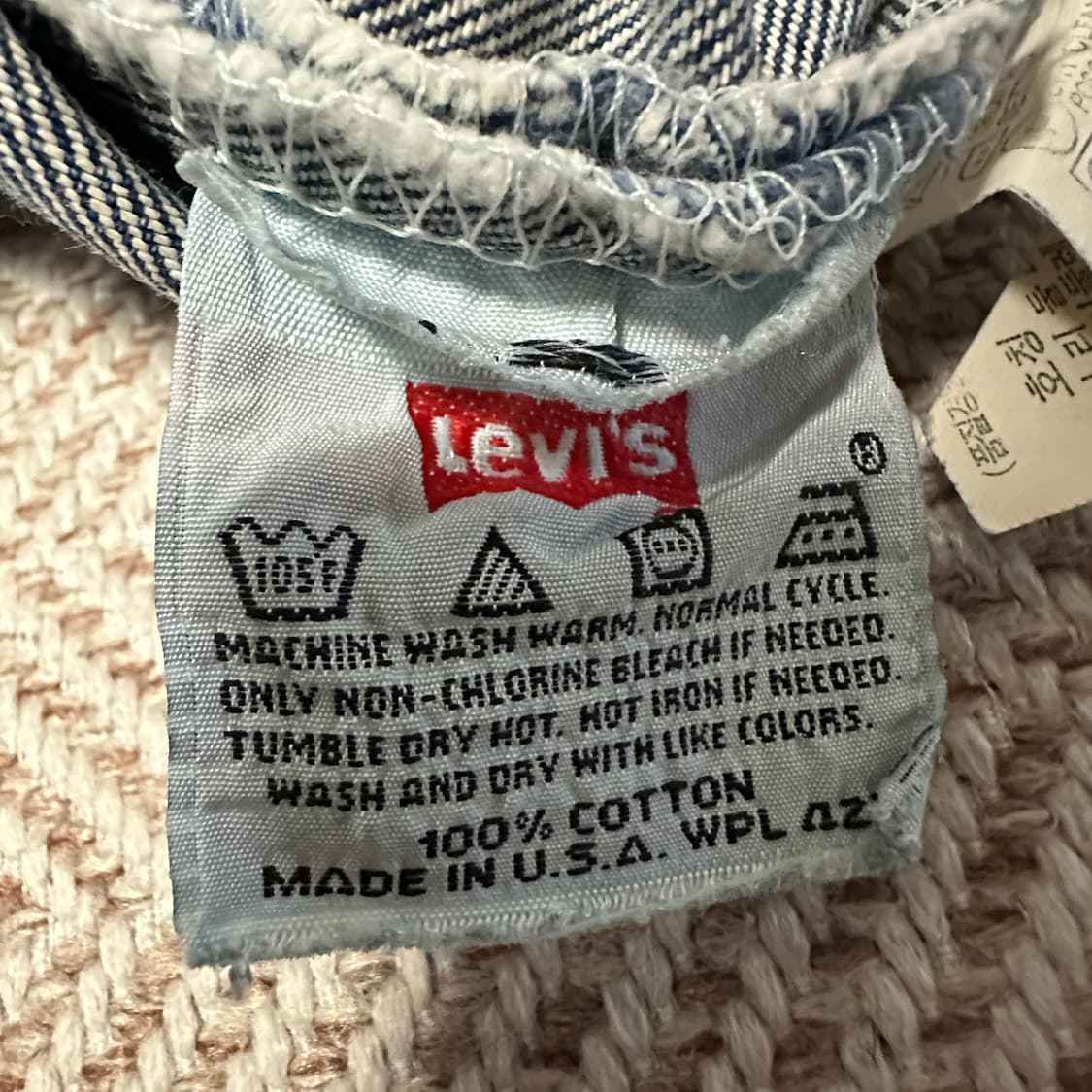 LEVI'S 501 00's usa made denim pants 상품이미지4