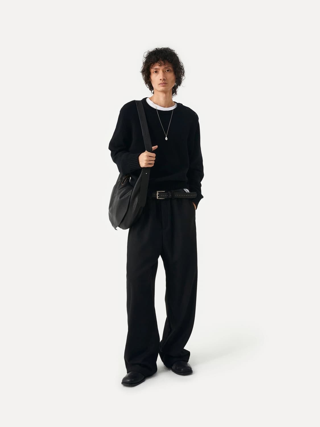 (새상품 급처)라벨아카이브 숄더 버튼 니트 판매합니다 상품이미지3