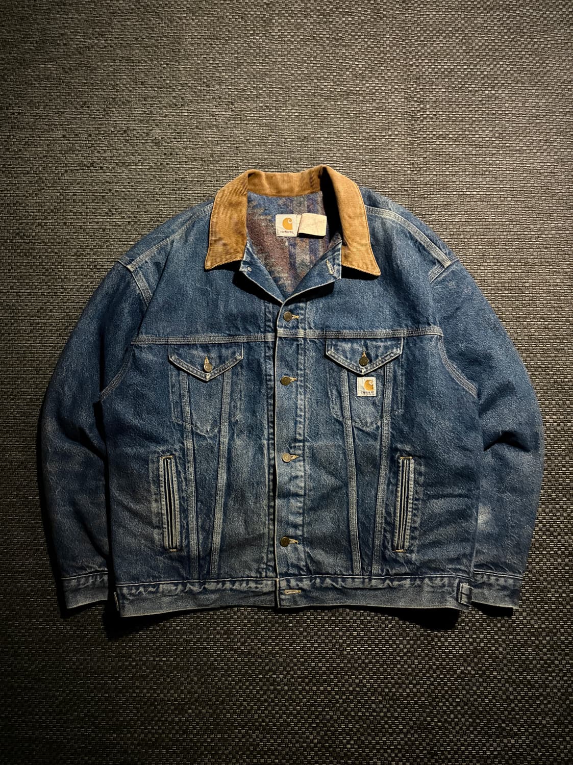 90s 칼하트 아즈텍 트러커 PJB008 XL USA🇺🇸 상품이미지1