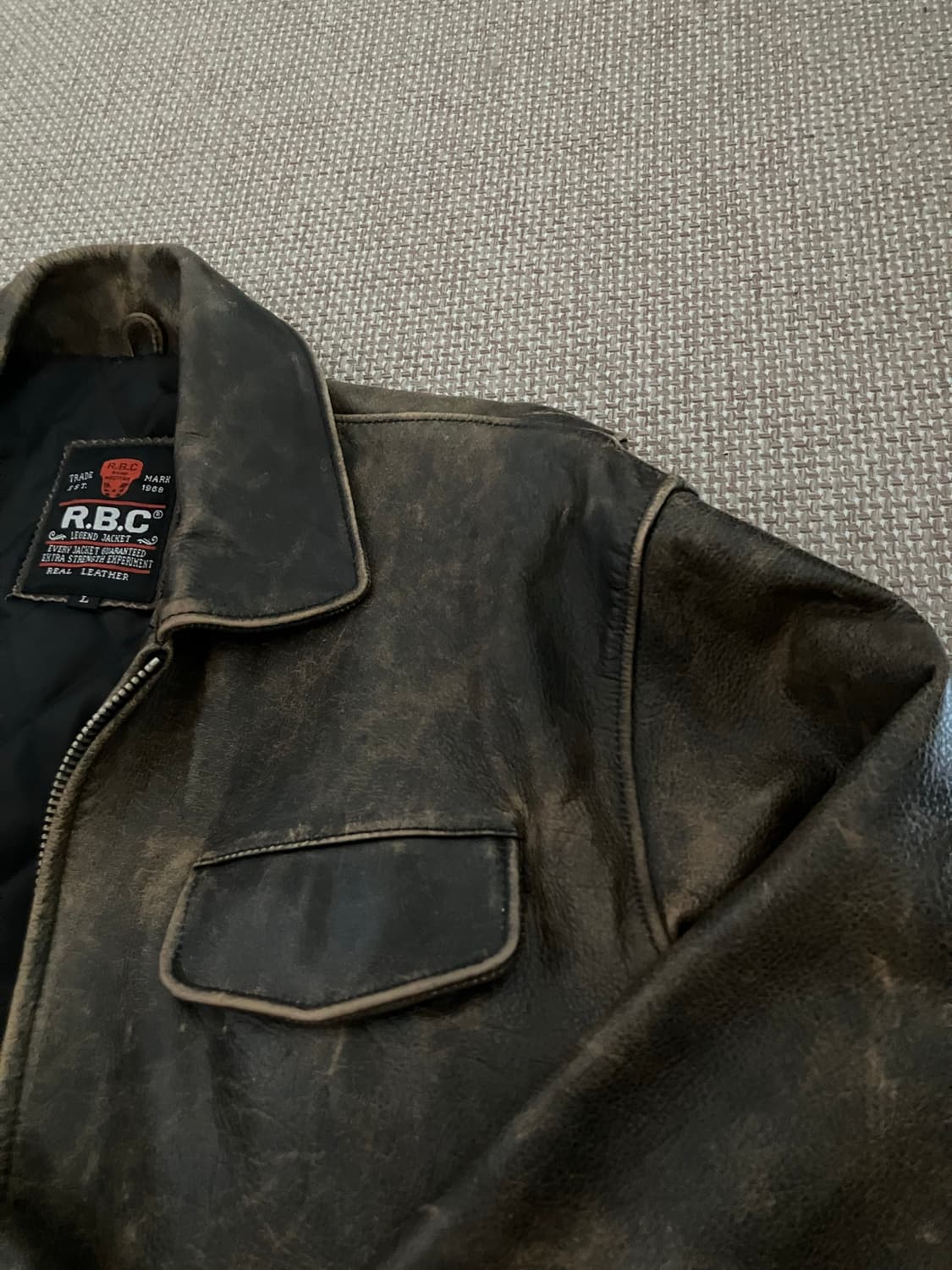 RBC / 라이더 자켓 / 브라운 상품이미지5