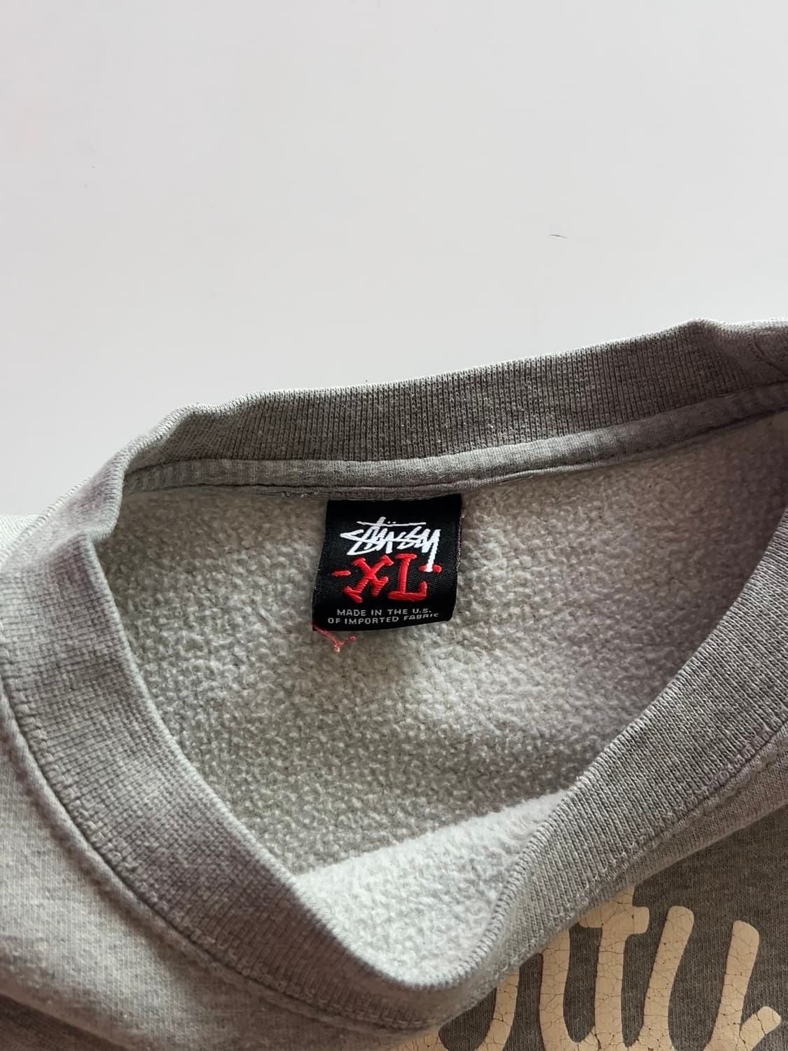 스투시 00s 그레이 맨투맨 XL 상품이미지4