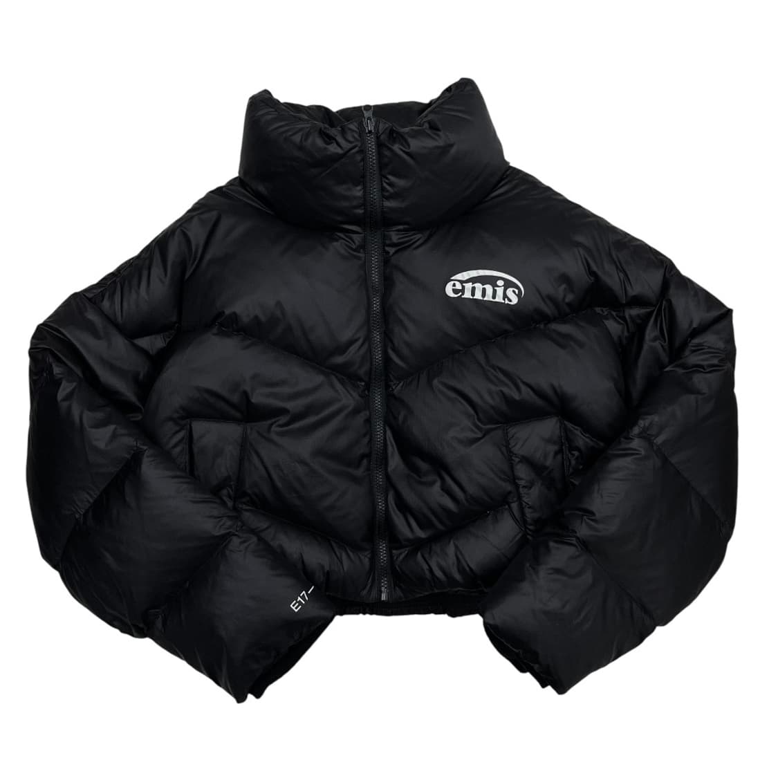 이미스 블랙 크롭 덕다운 패딩 S 상품이미지1