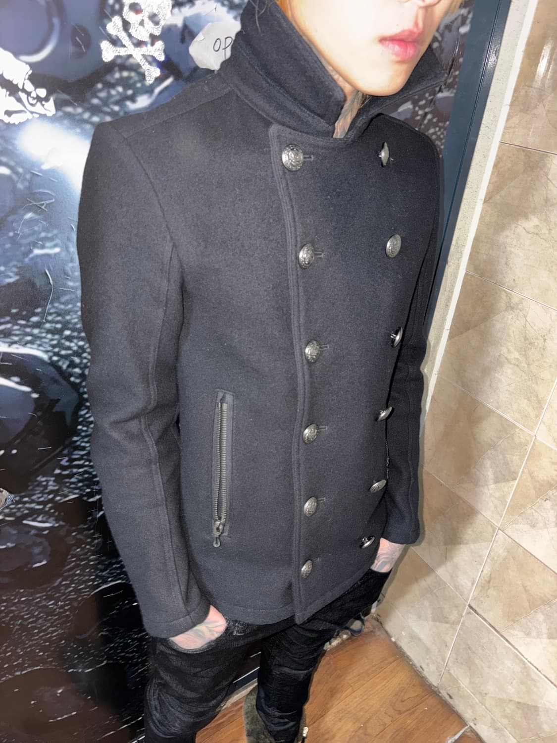 SHELLAC Double-Burtoned Napoleon Jacket 상품이미지2