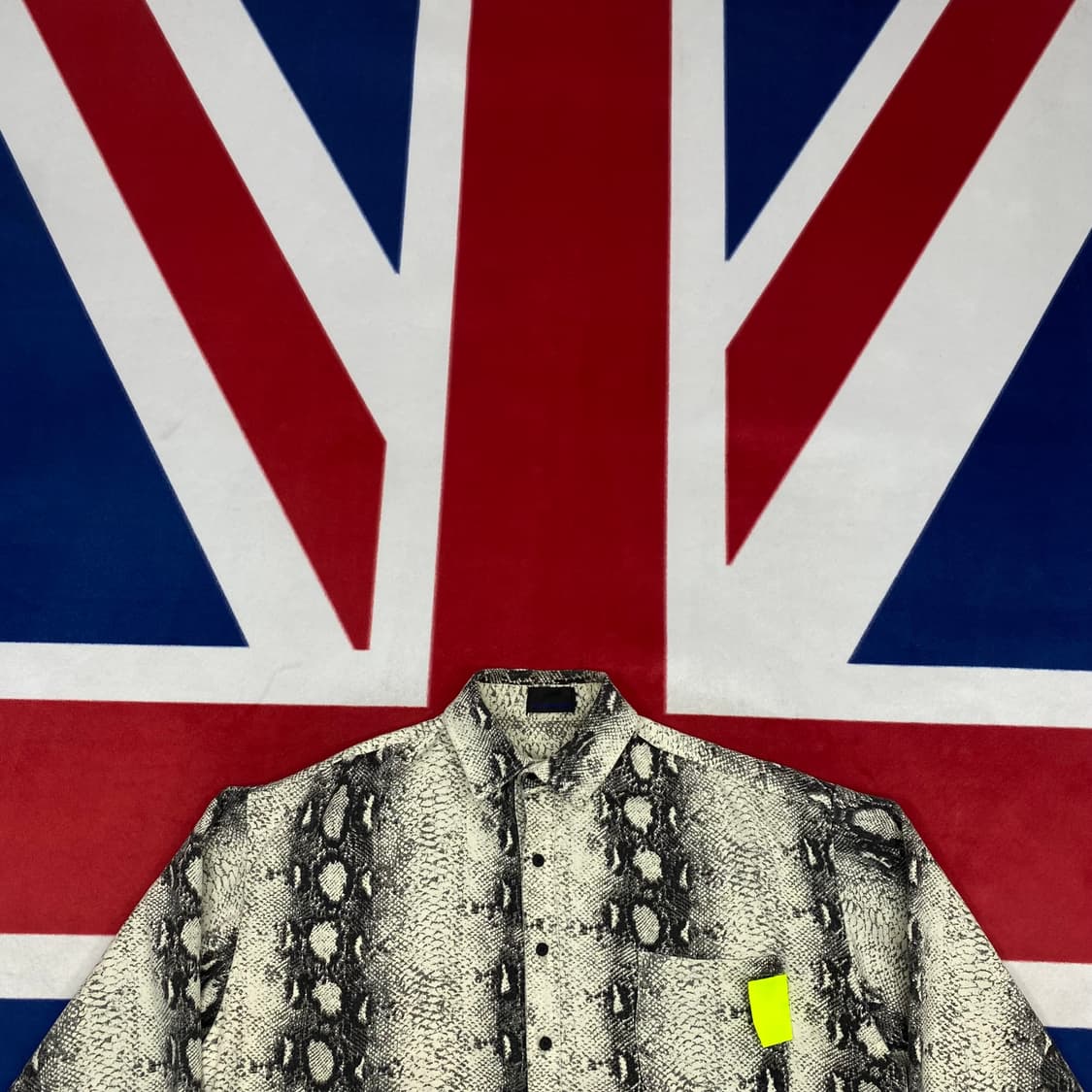 빈티지 패턴 셔츠 실측 L - XL  상품이미지2