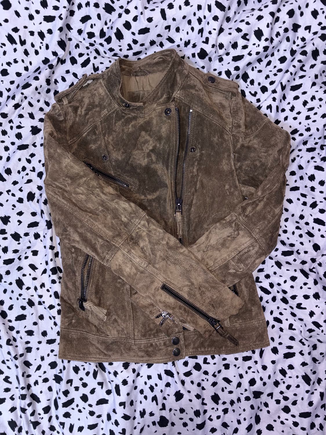 스웨이드 라이더 자켓 상품이미지2