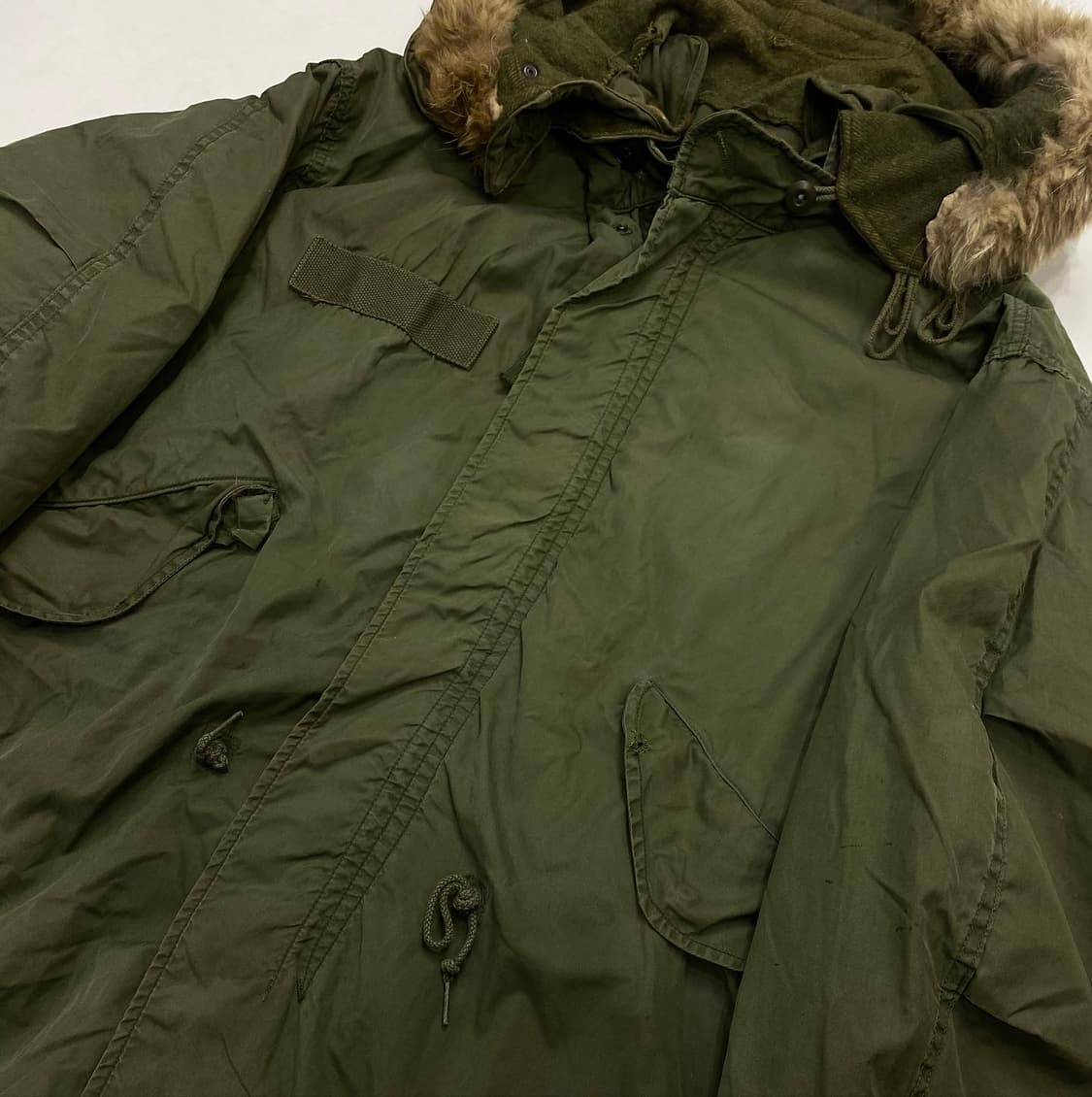 M-1965 USA 1970’s 피쉬테일 개파카 상품이미지2