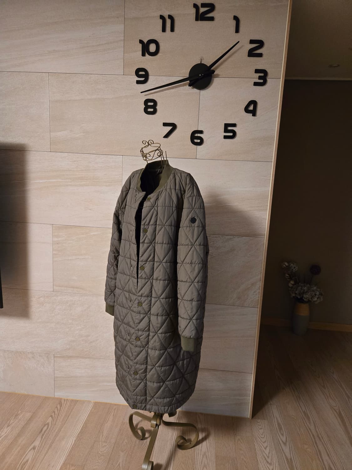 [95] 코오롱스포츠 여자 퀼팅 롱 자켓 상품이미지3