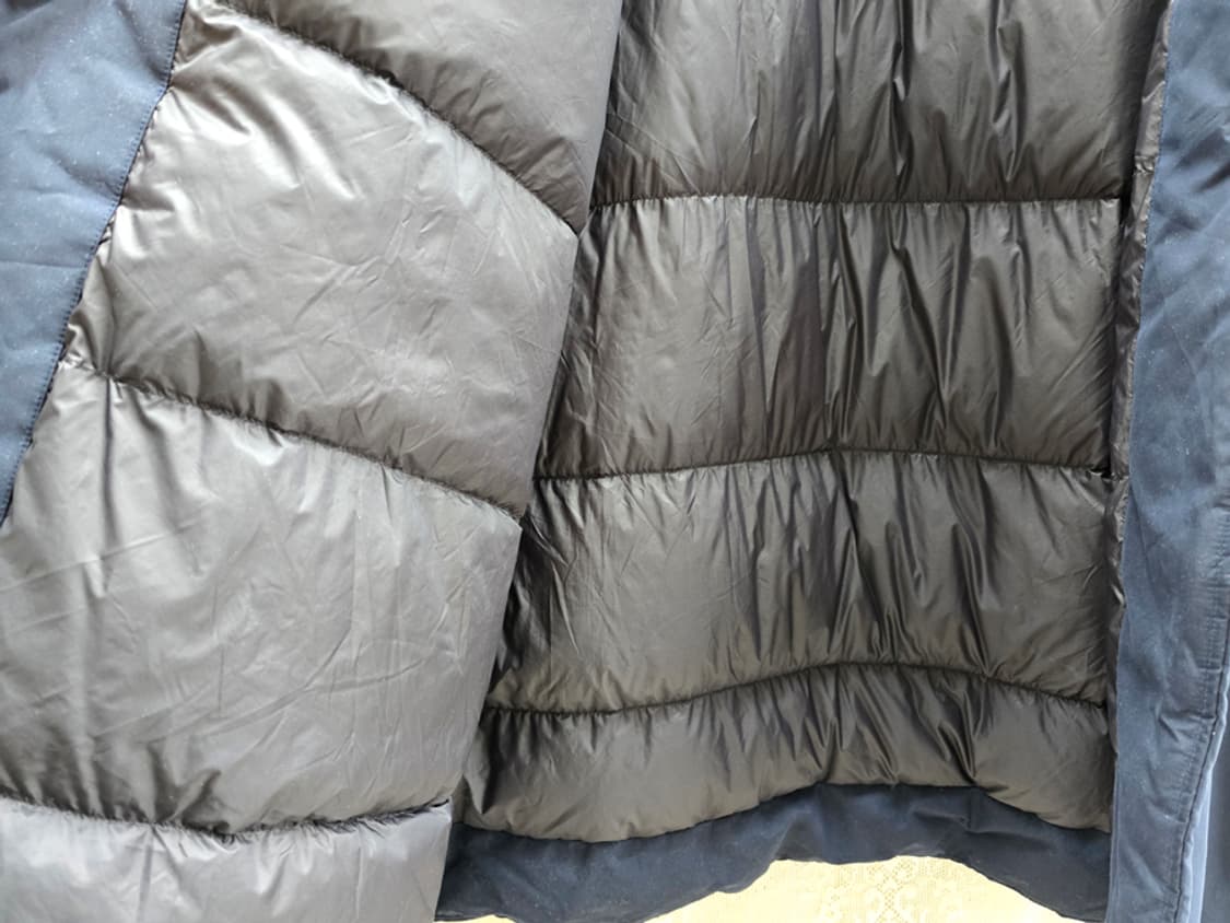 숄카라 오리털 패딩코트 상품이미지6