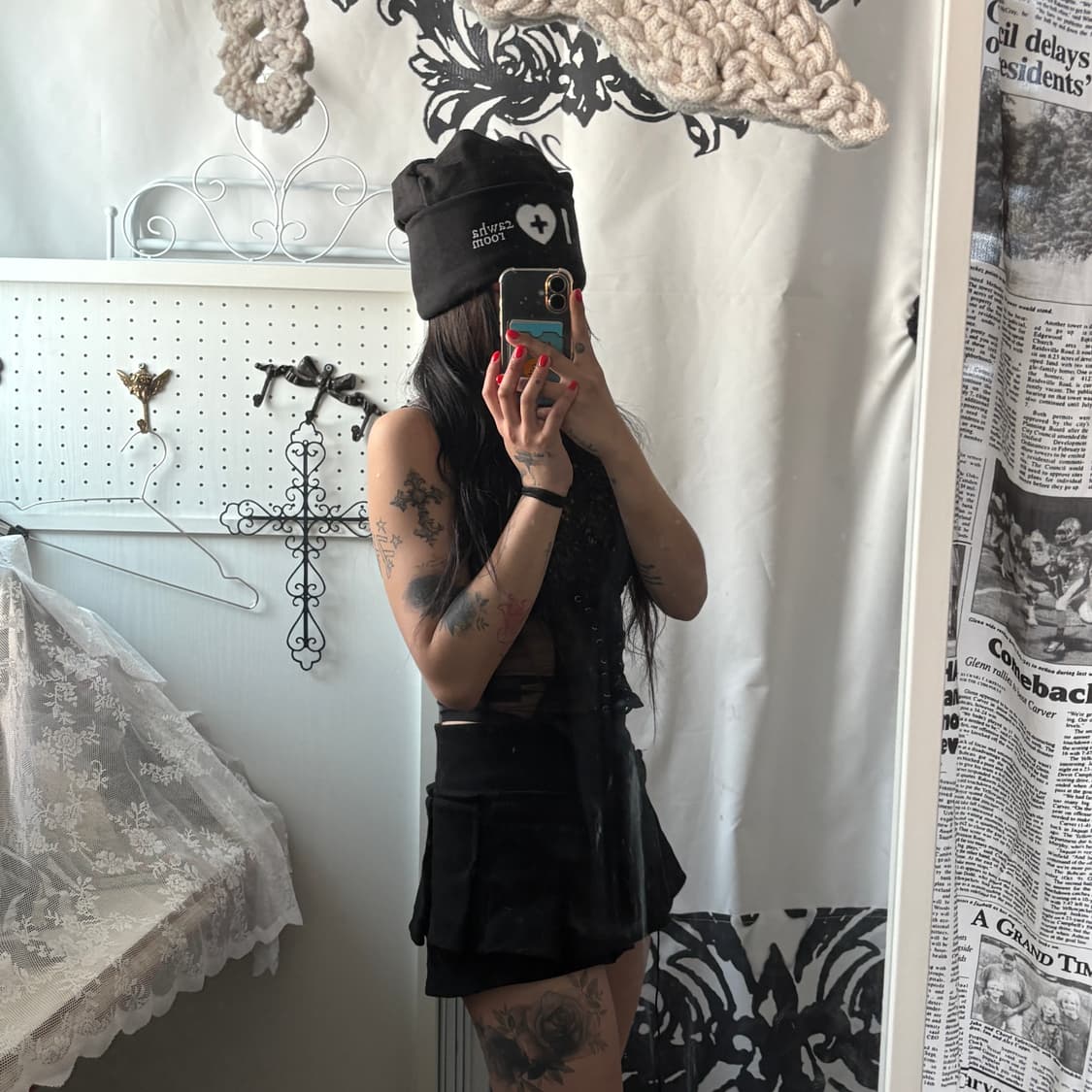 • 사화룸 I ❤️‍🩹 beanie 상품이미지4