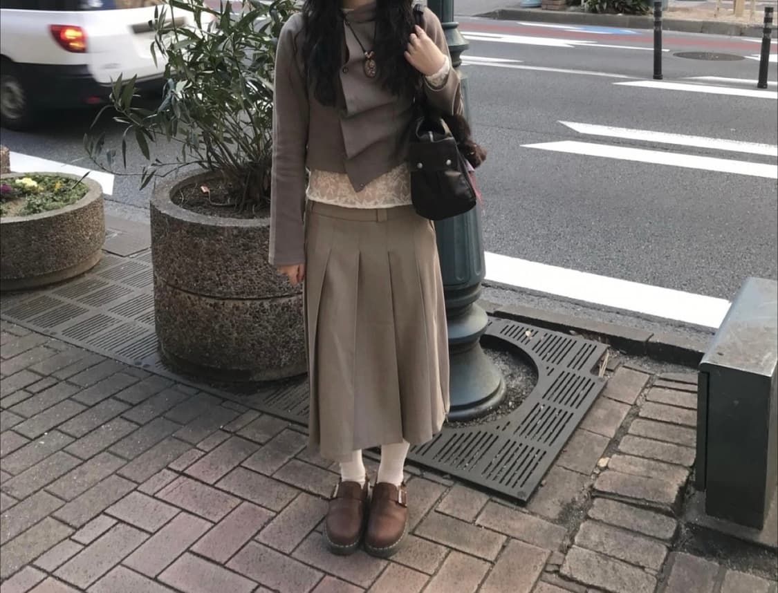 후드 버튼 가디건 상품이미지3