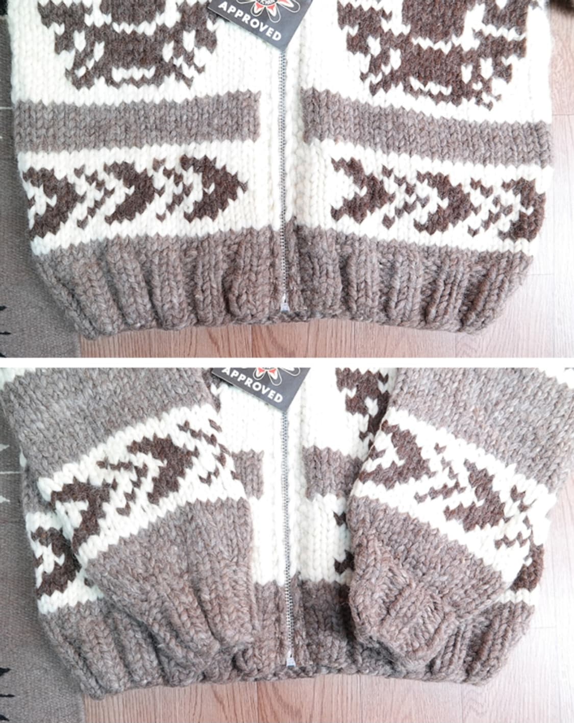 캐나다 핸드메이드 코위찬 스웨터 새제품 퀄 높은 클래식 상품이미지5