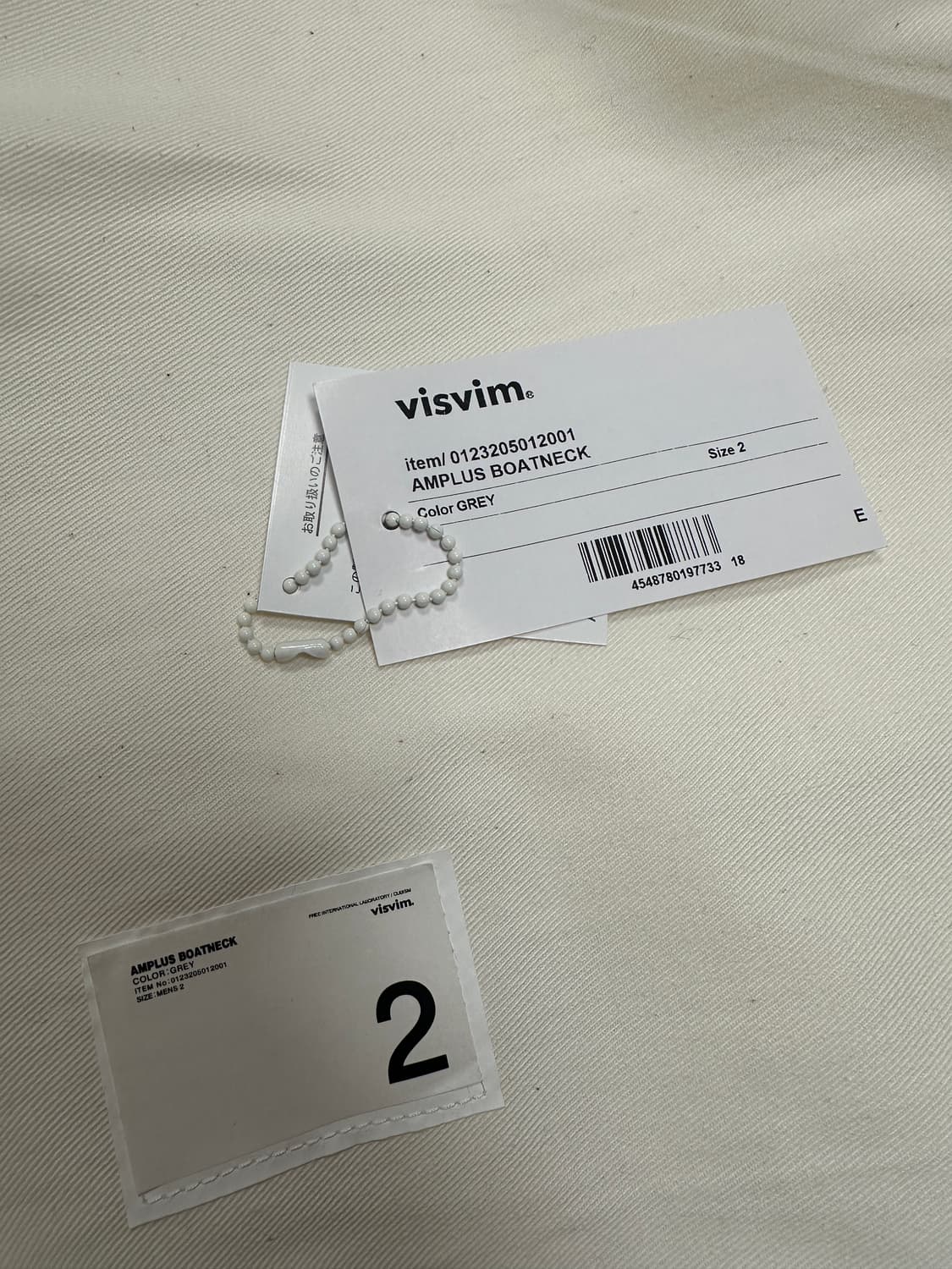 [2] 비즈빔 앰플러스 보트넥 그레이 상품이미지7