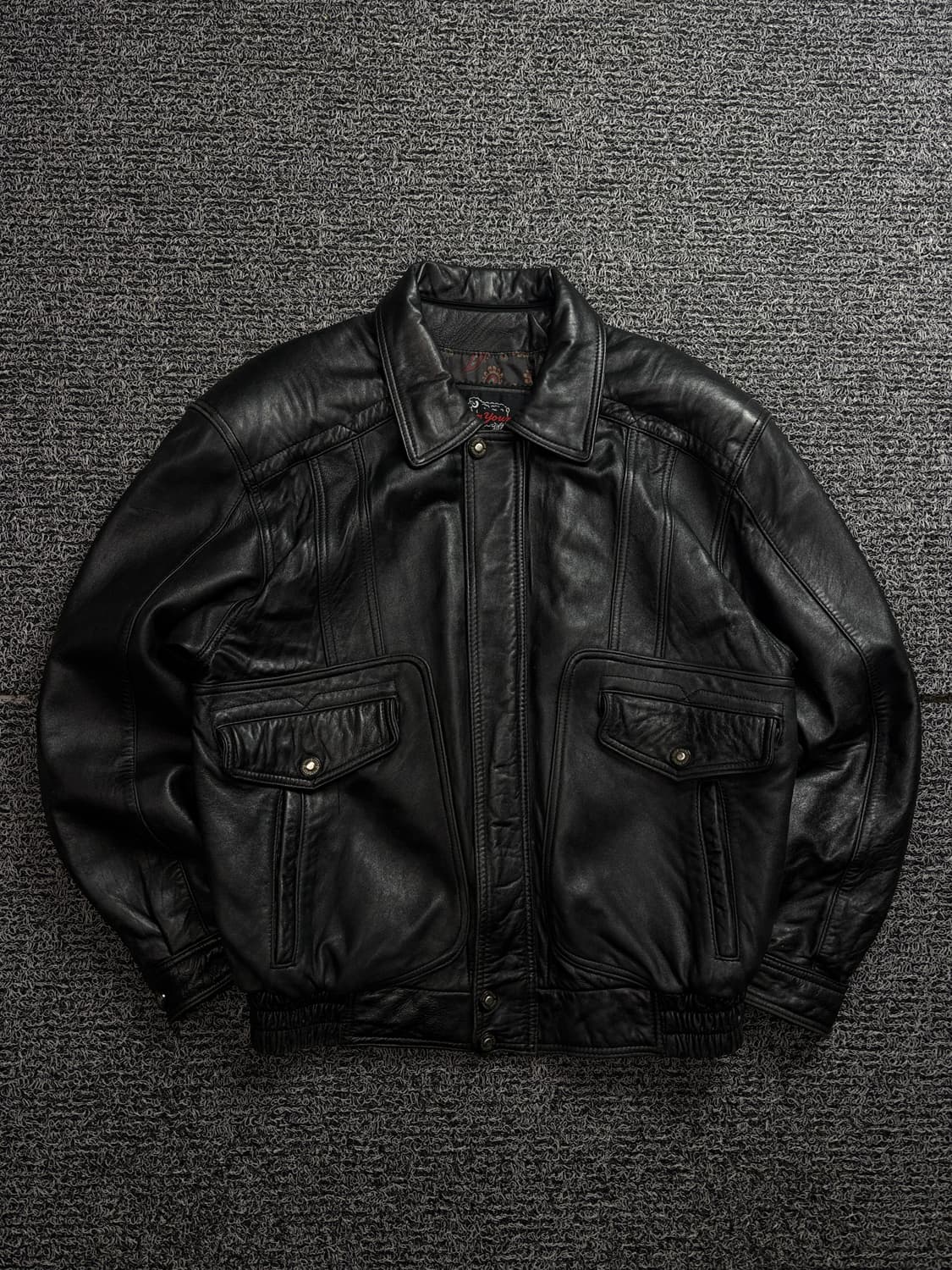 아카이브 빈티지 램스킨 블랙 A-2 레더 자켓 1953 상품이미지2