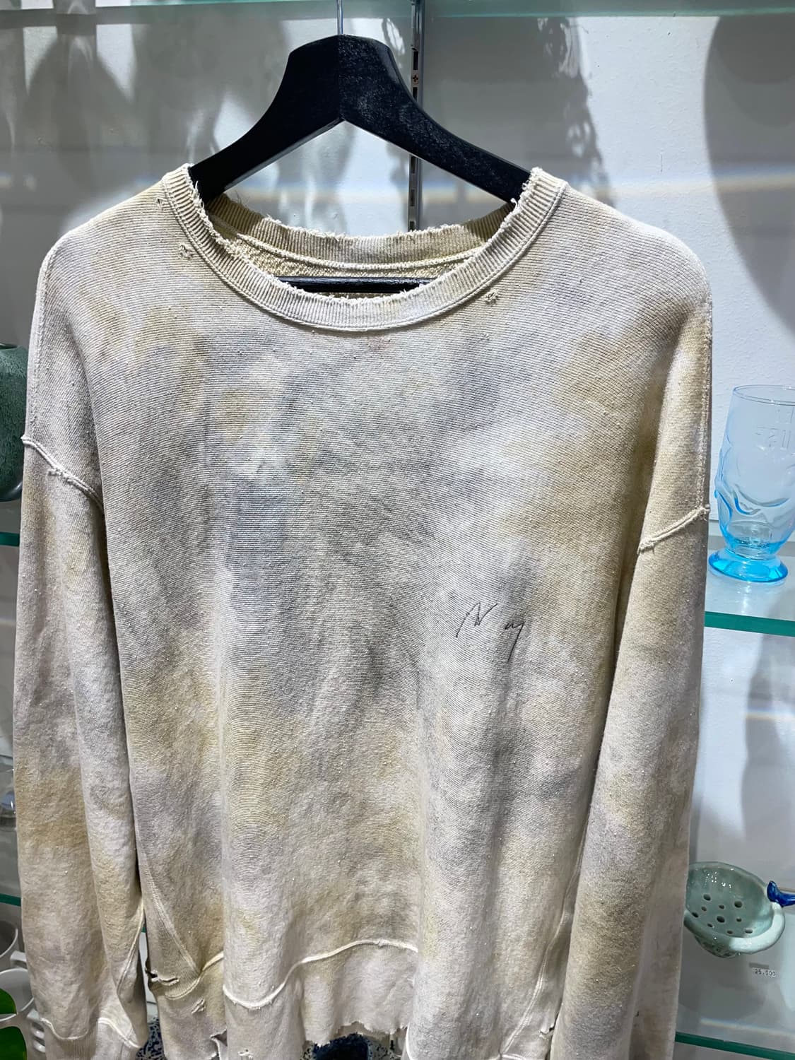 안셀름 marbling sweat shirt 상품이미지3