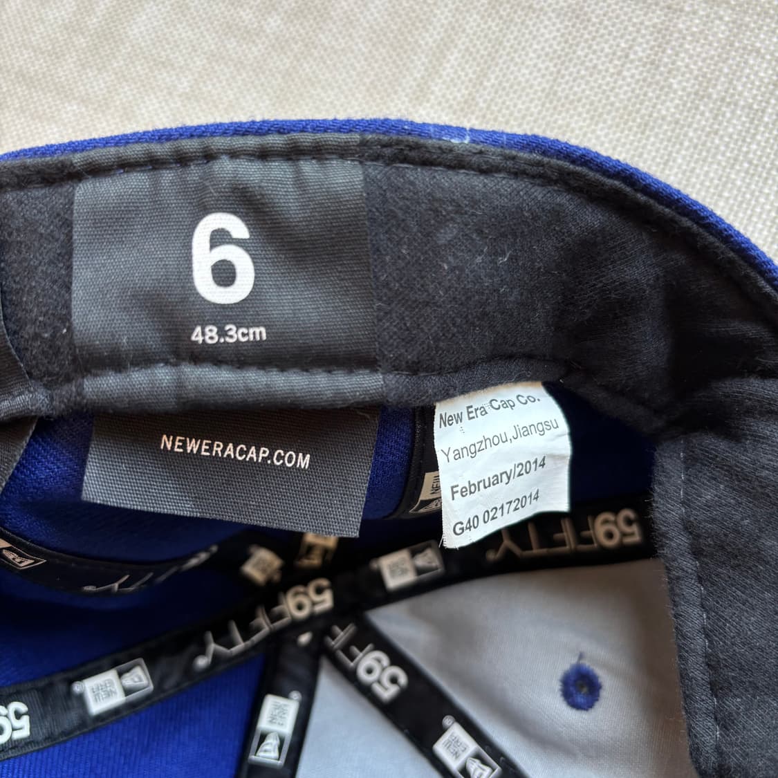 뉴에라(New Era)의 59FIFTY 라인 블루 볼캡 아동용 상품이미지9