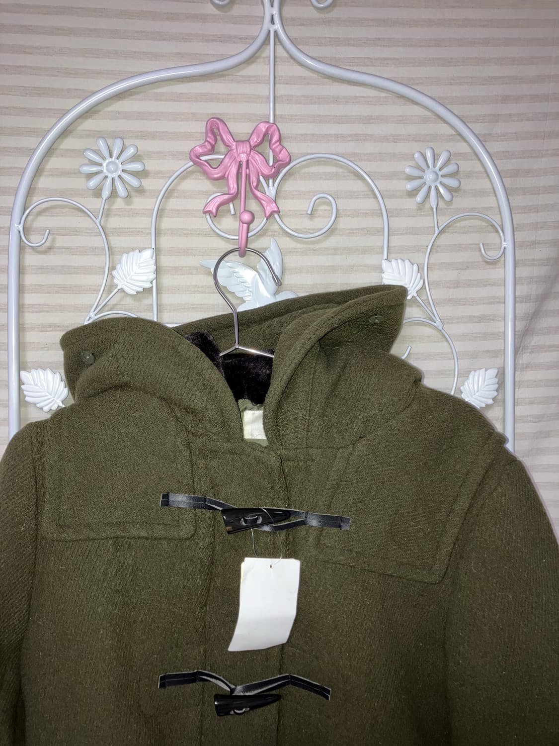 jpn vintage 카키 떡볶이 숏코트 y2k 스트릿 갸루 펑키 상품이미지3