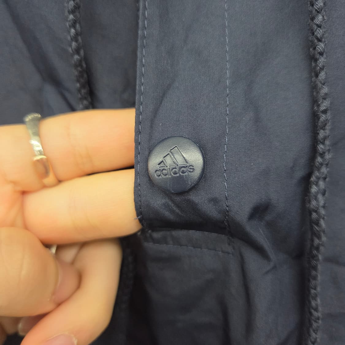 아디다스 후드 바람막이 네이비/레드 아디다스XL 상품이미지6