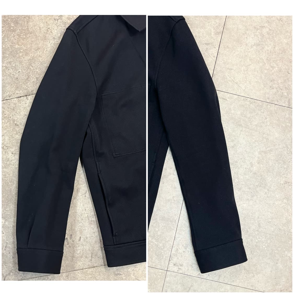 코스 카라 버튼 자켓 네이비 M #csz2317 상품이미지6