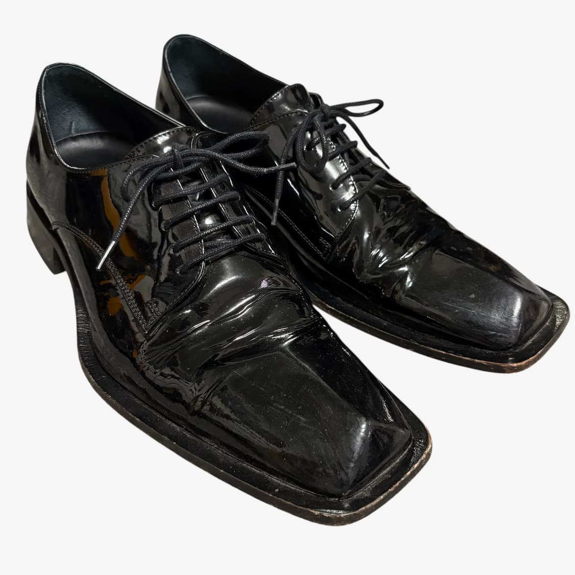 마틴로즈 스퀘어토 페이던트 유광 더비 슈즈 43 280 로퍼 상품이미지1