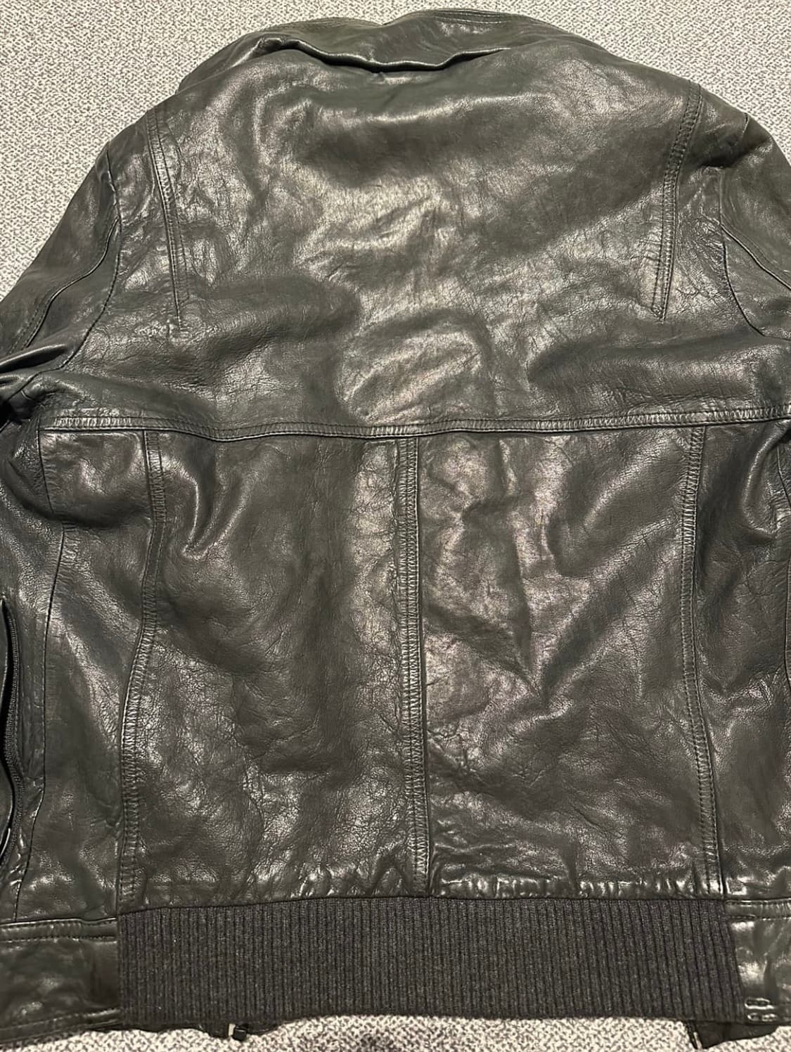 우영미 투포켓 양가죽 자켓 48(100) 상품이미지7