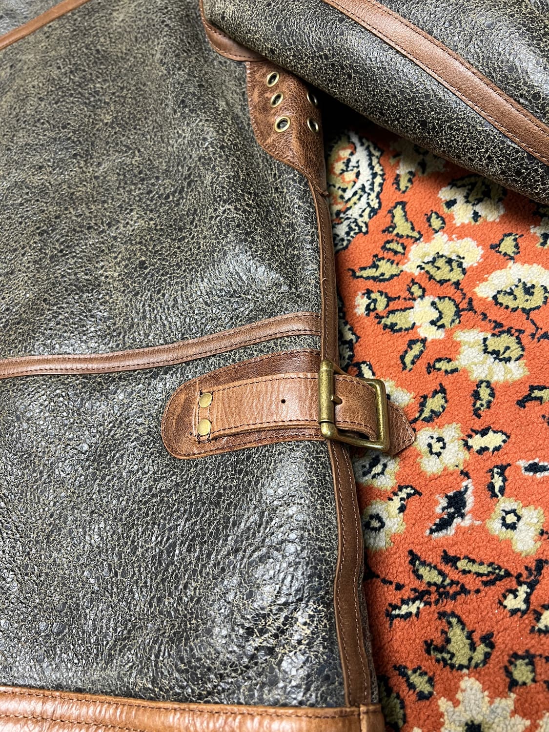 [38] Churphy leather 브라운 쉽스킨 무스탕 상품이미지6