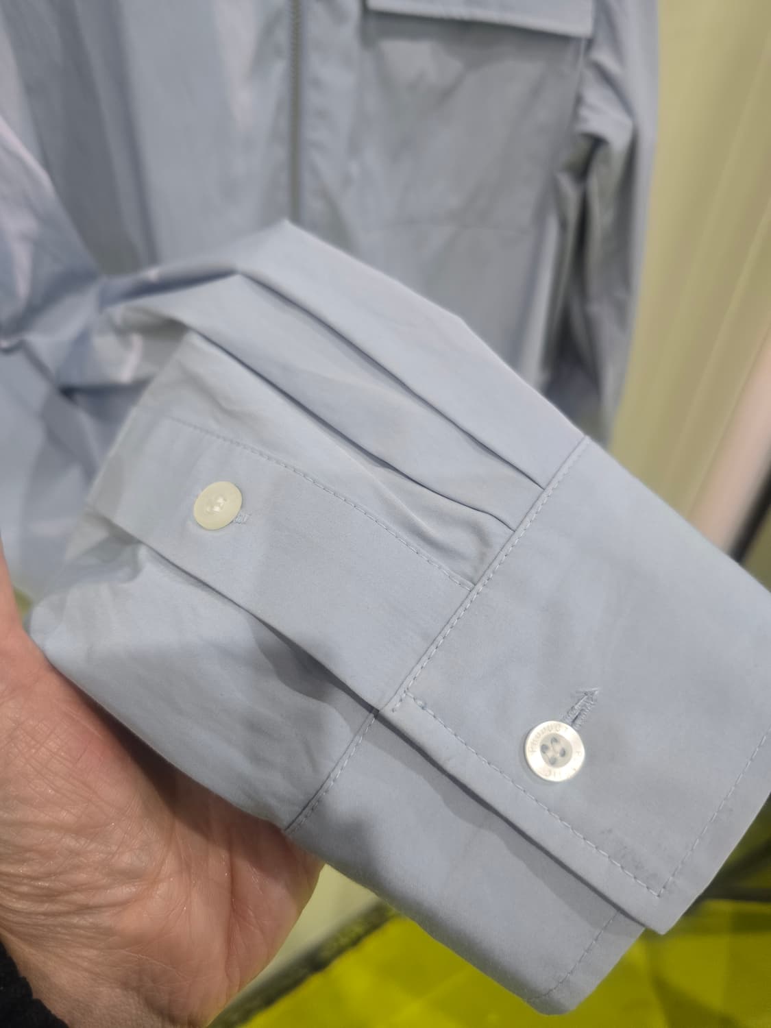 플라스틱프로덕트 블루종 셔츠 하늘색 상품이미지10