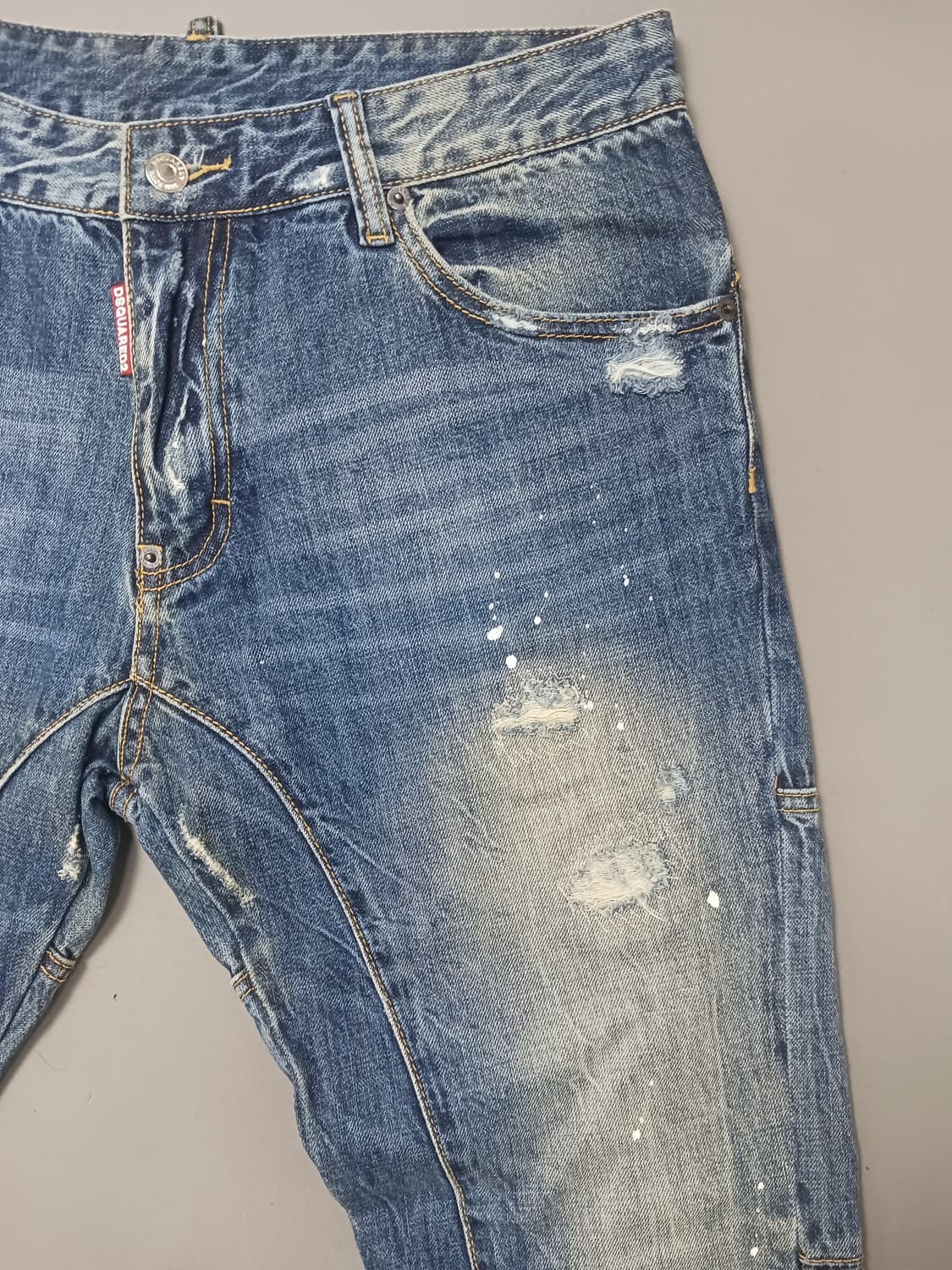 [34] 디스퀘어드2 스티치 디스덧댐 바이커진 청바지 상품이미지4