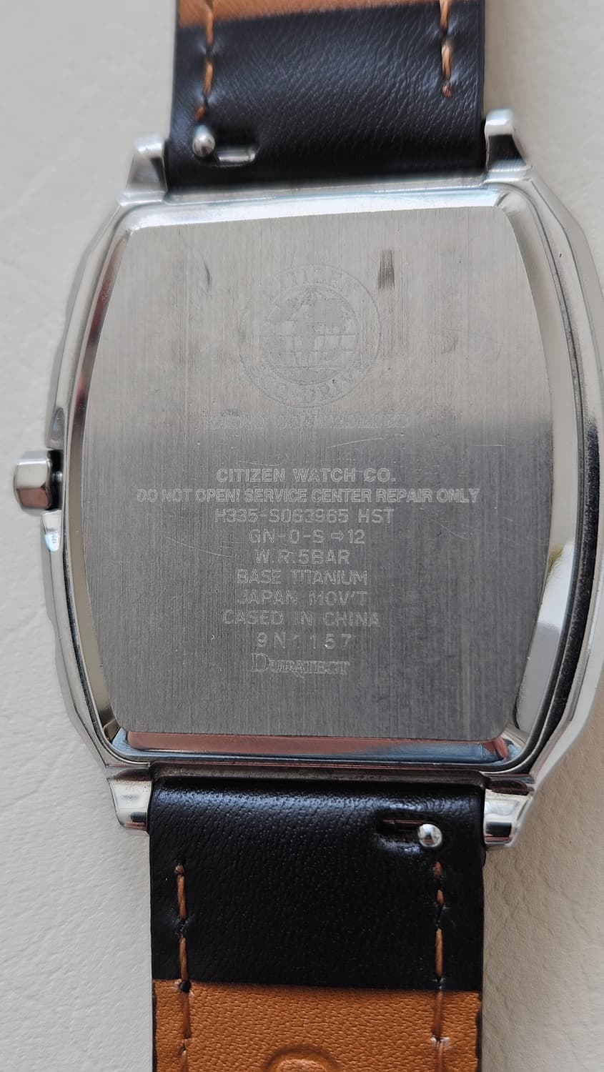 빈티지 시티즌 에코드라이브 가죽시계 상품이미지7