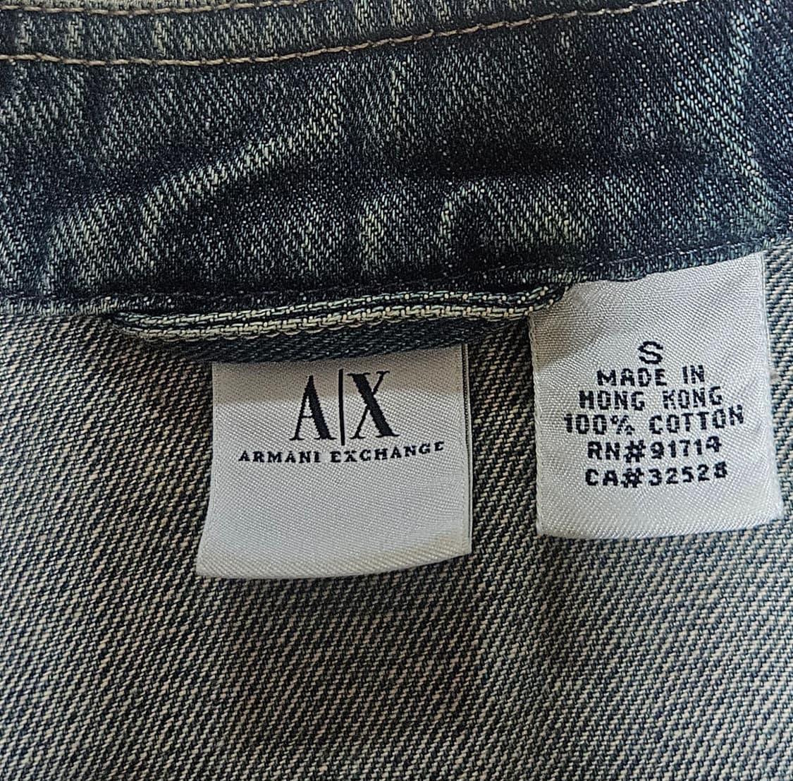 ARMANI EXCHANGE 데님 자켓 S(44~작55) 정품 상품이미지4