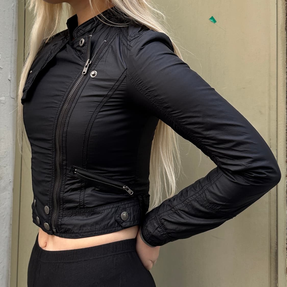 2000s 톰보이 진 크롭 자켓 상품이미지5