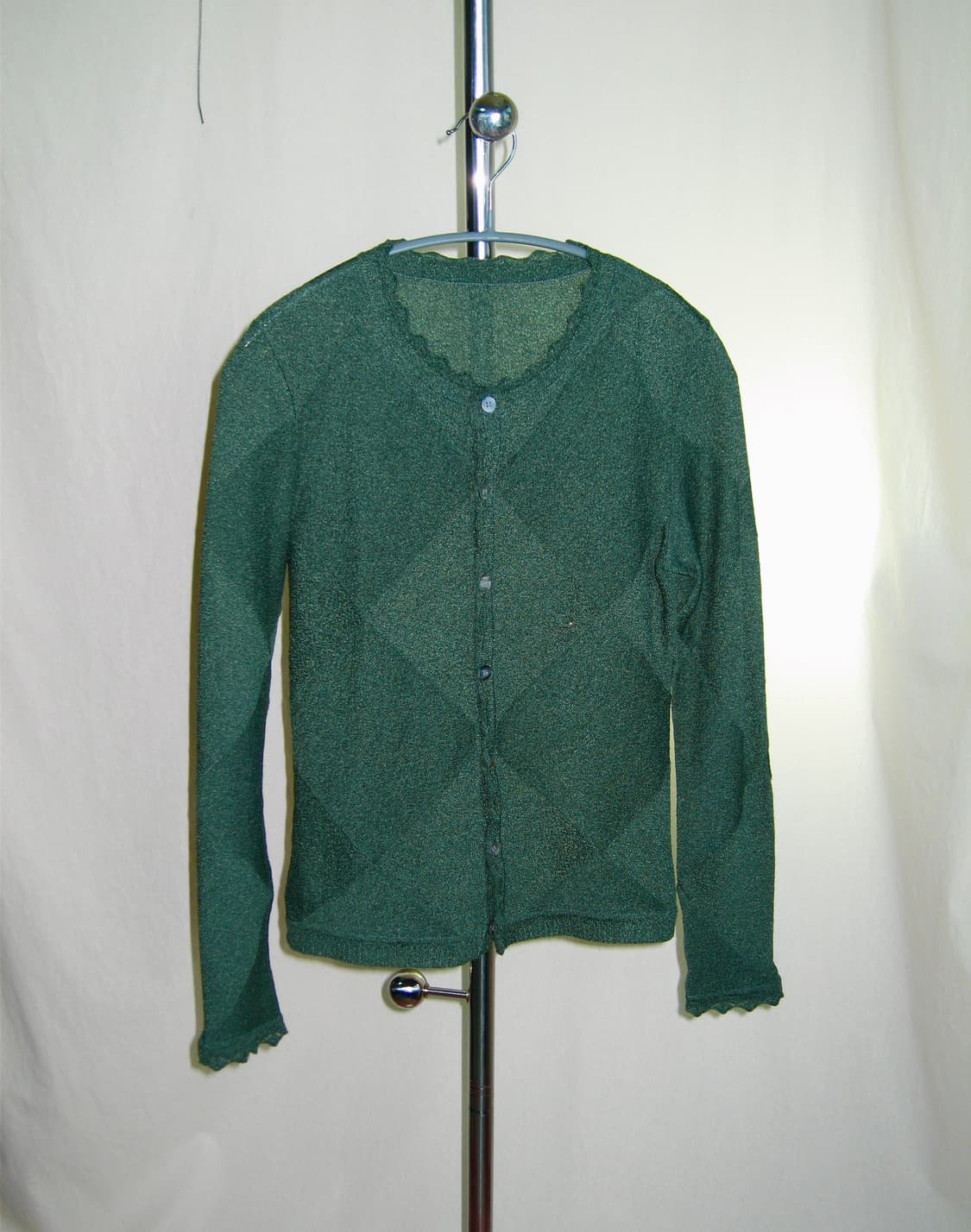 HaaT Issey Miyake 아가일 트리아세테이트 가디건 상품이미지2