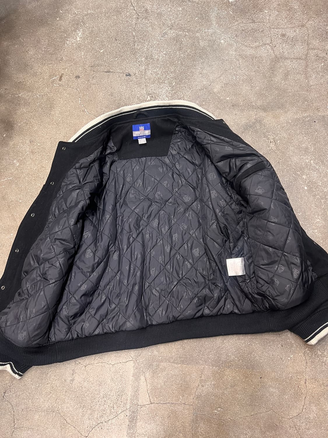 리복 NFL 피츠버그 스틸러스 레터맨 울 바시티 자켓 상품이미지6