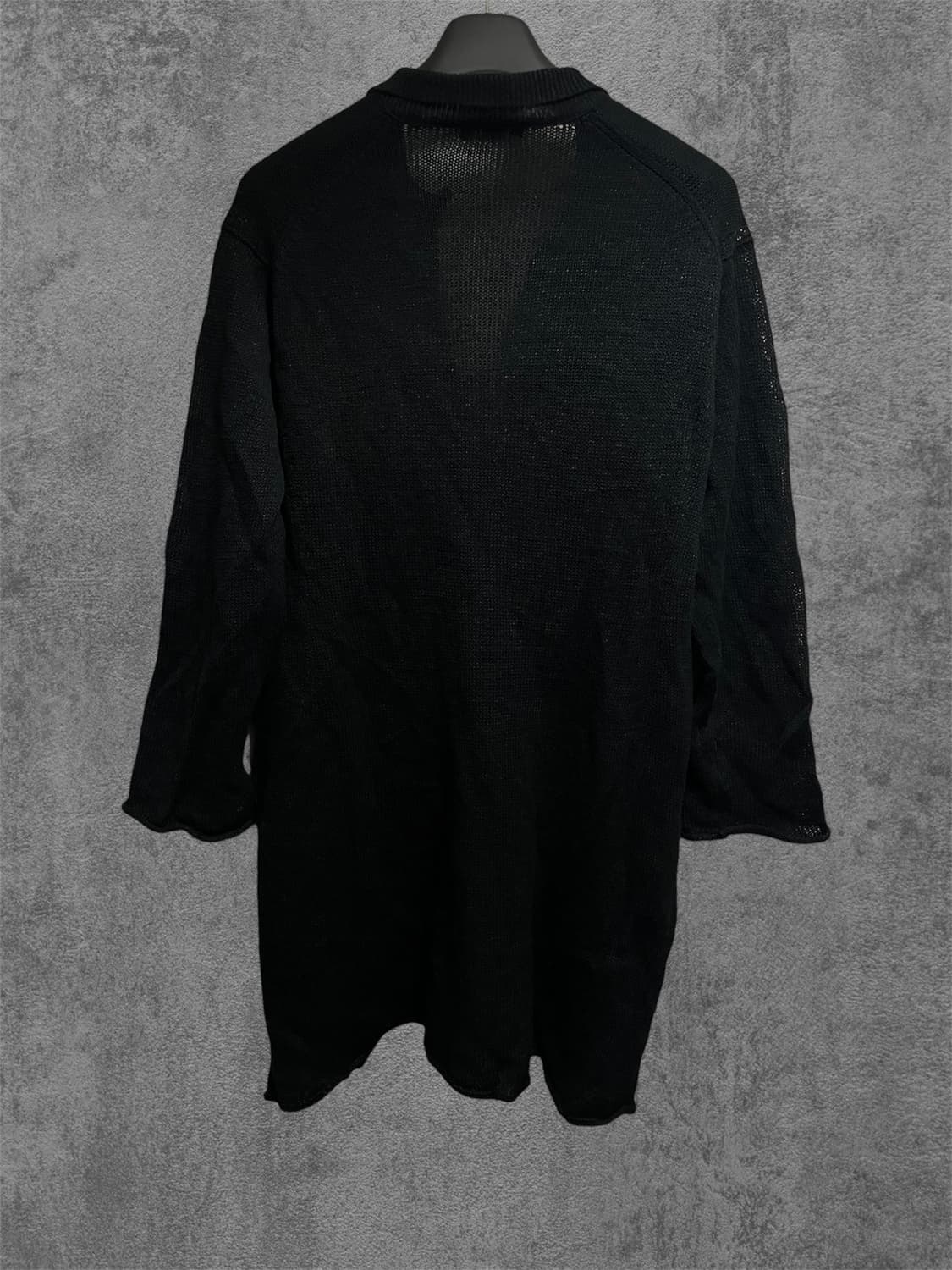 요지 야마모토 뿌르 옴므 롱 버튼 니트 가디건 상품이미지2