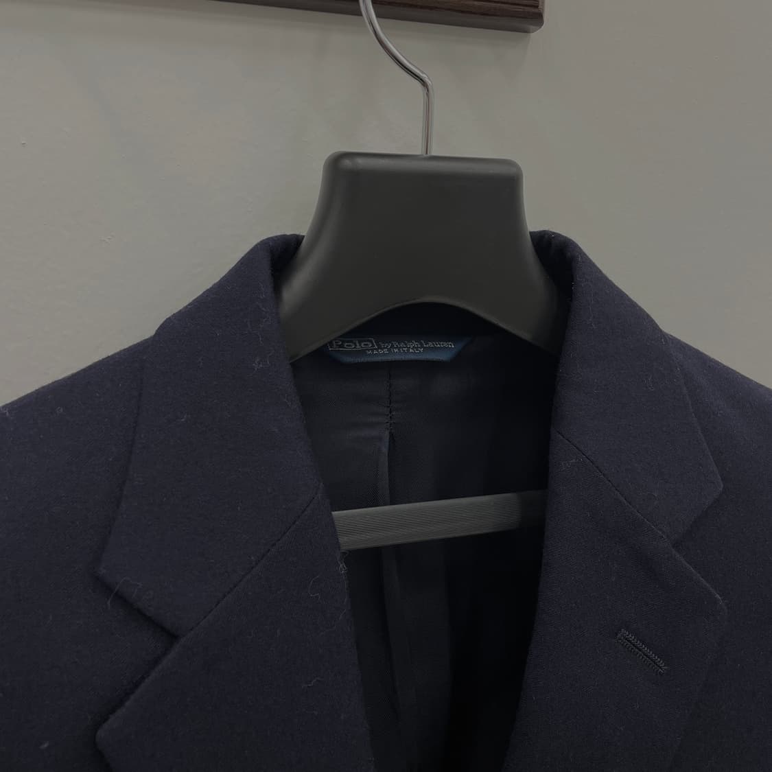 폴로 랄프로렌 이태리 네이비 금장 울 싱글 블레이저 상품이미지3
