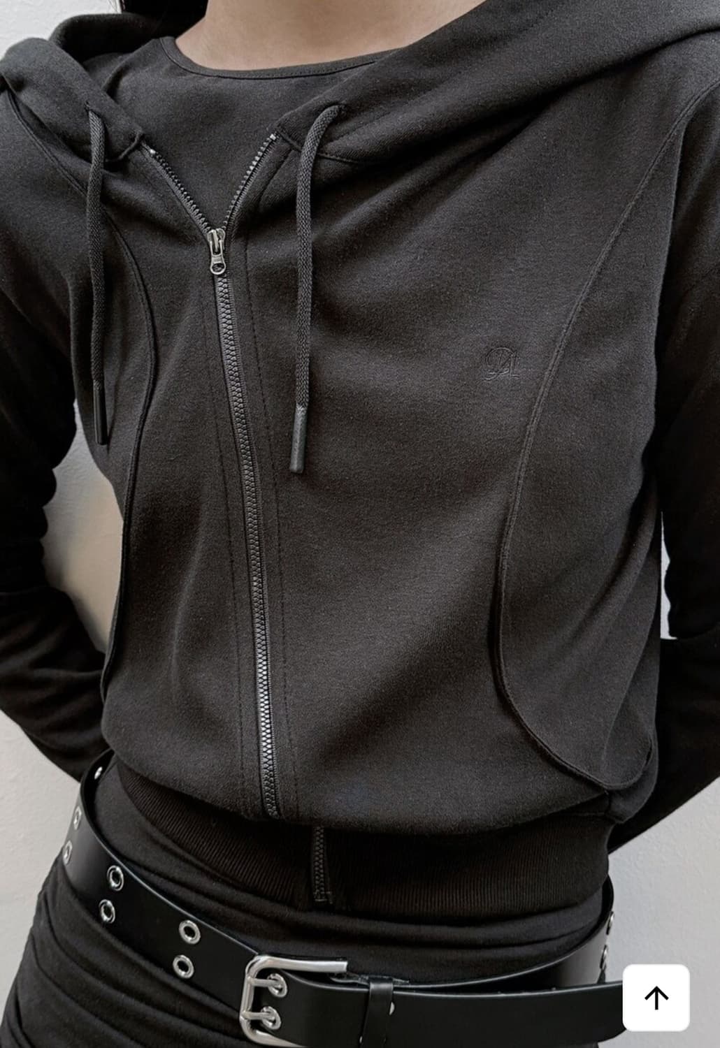 다이애그널 후디 집업 상품이미지2