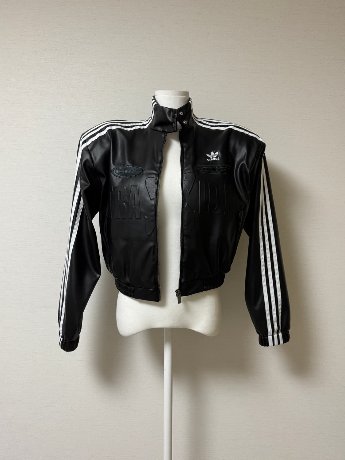 아디다스) 레더 바이커 자켓 상품이미지4