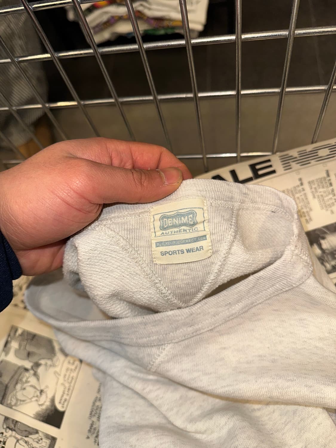 90-00’s Denime sports line sweatshirt  상품이미지10