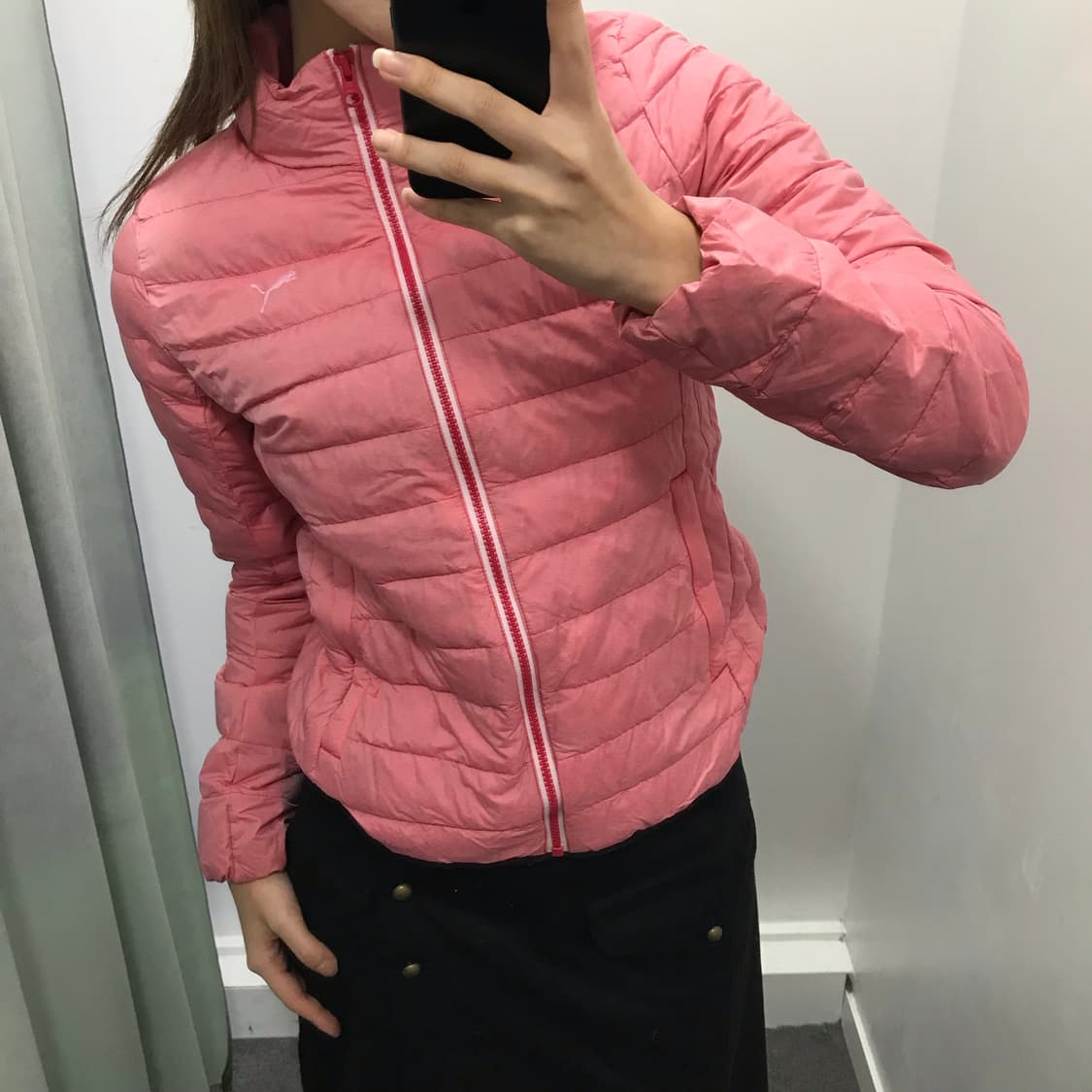 퓨마 핑크 경량패딩 상품이미지1