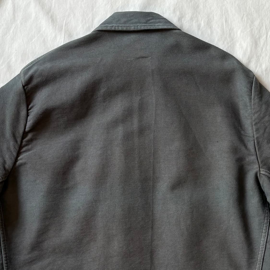 [54] 90s 독일 rofa 올리브드랩 헤비 몰스킨 워크 자켓 상품이미지9