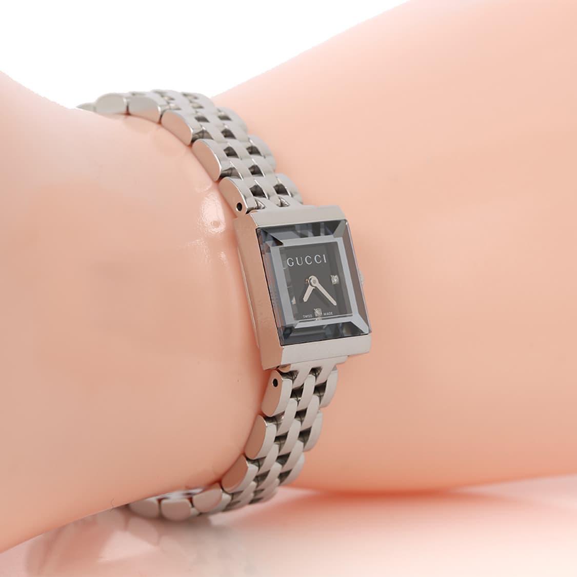 구찌 미니시계 128.5 스틸 워치 팔찌 브레이슬릿 YA128507 상품이미지8