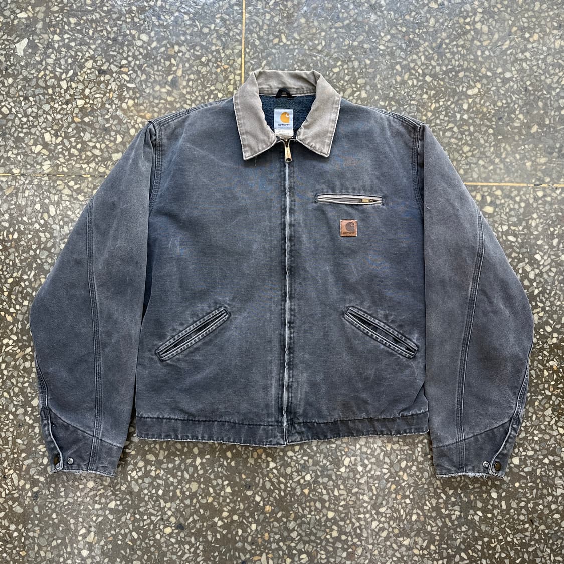 00s USA 칼하트 J97 PTL 구형 샌드스톤 디트로이트 자켓 L-T 상품이미지1