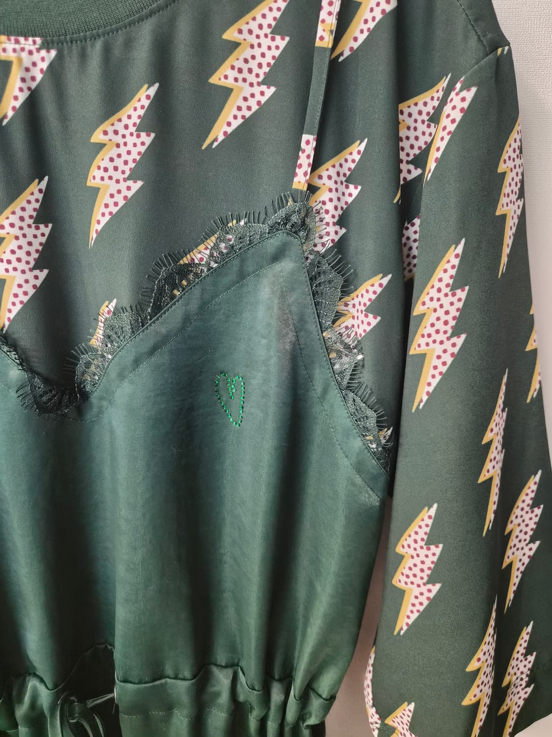 쥬시쥬디 번개프린트레이어드형원피스 상품이미지4