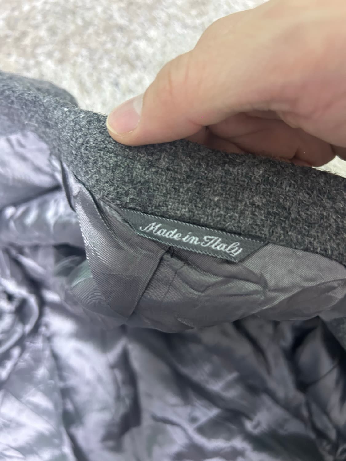 이태리제 울 블레이저 사이즈 105~110 상품이미지5