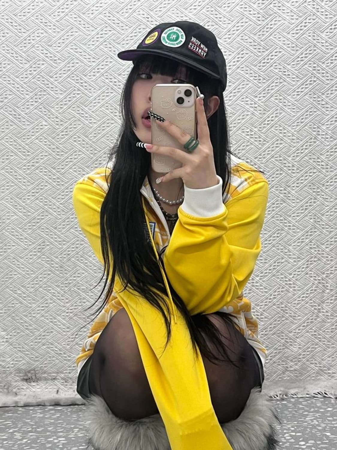 MLB 올드스쿨 스트릿 펑크 와펜 패치워크 볼캡 C10247 상품이미지1