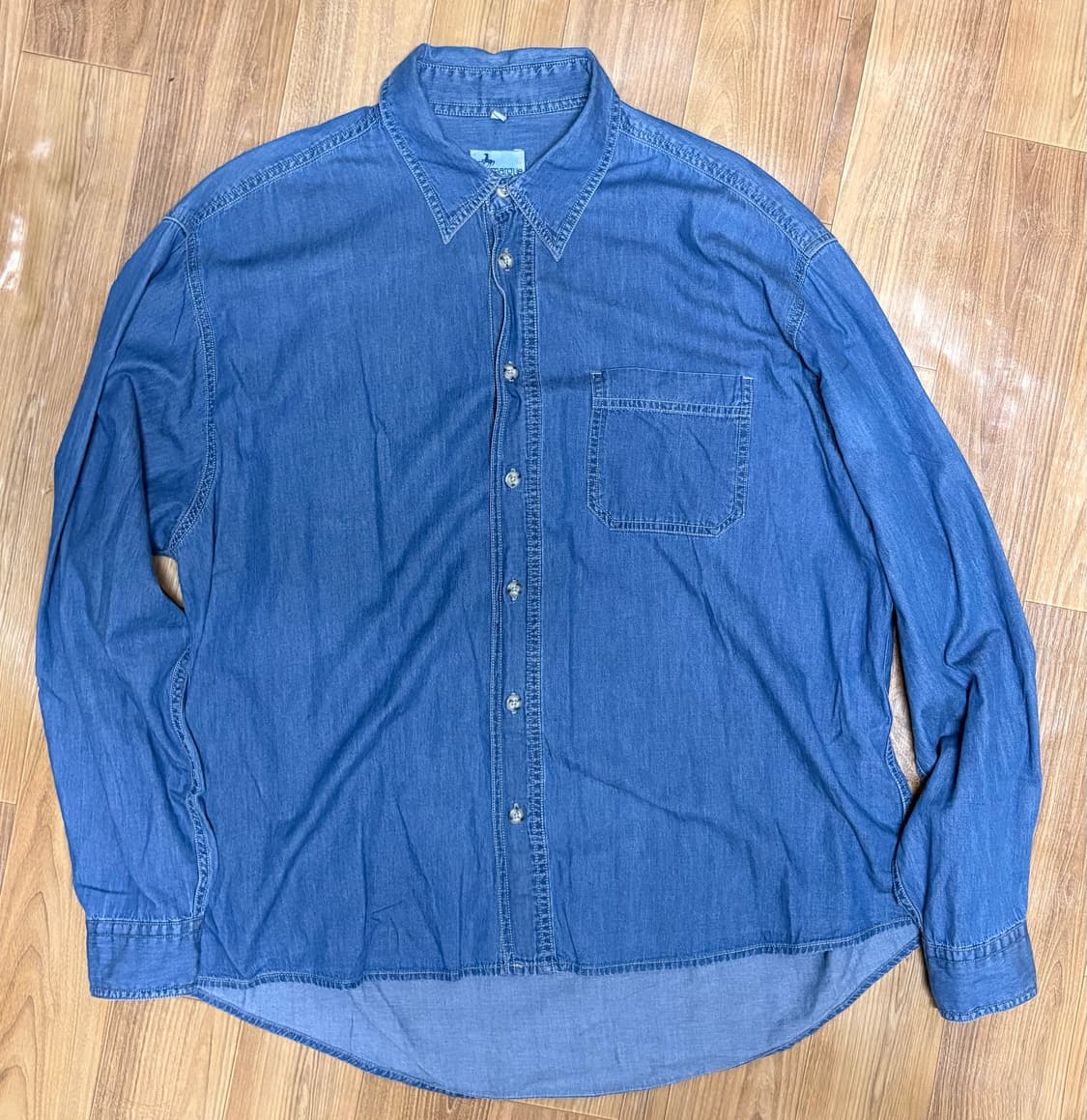 샴브레이 셔츠 XL 상품이미지1