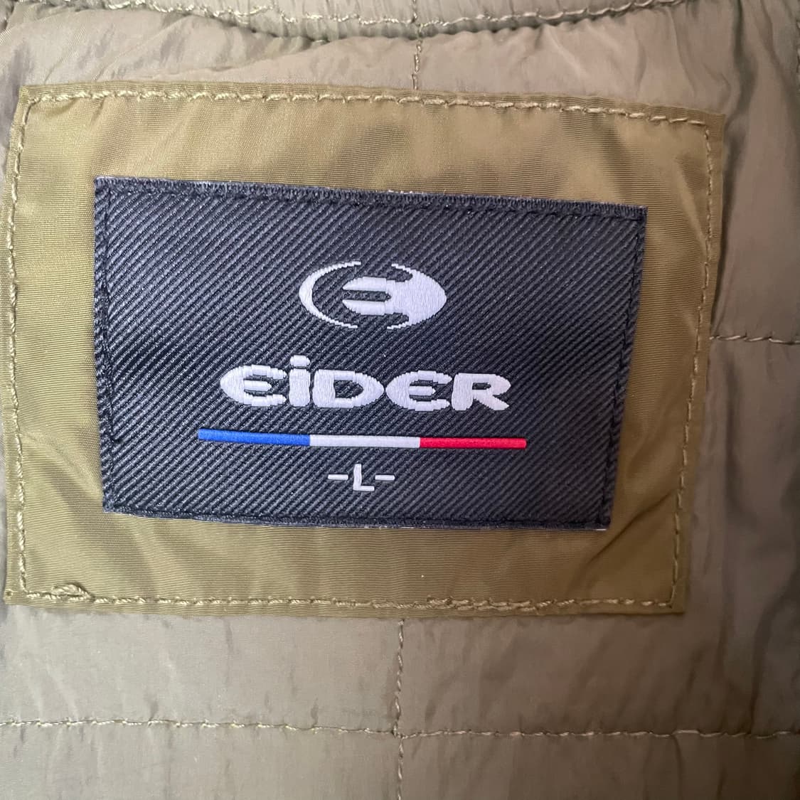 아이더 카키 경량 롱패딩 L 상품이미지3